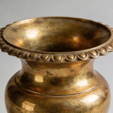 Vintage Brass Table Vase